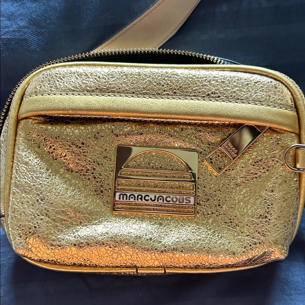 Marc Jacobs Metallic Gold Belt Bag
